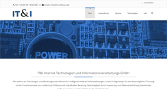 Desktop Screenshot of iti-software.de